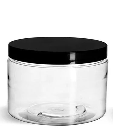 Kosmetinis indelis PET plastiko su dangteliu 250ml