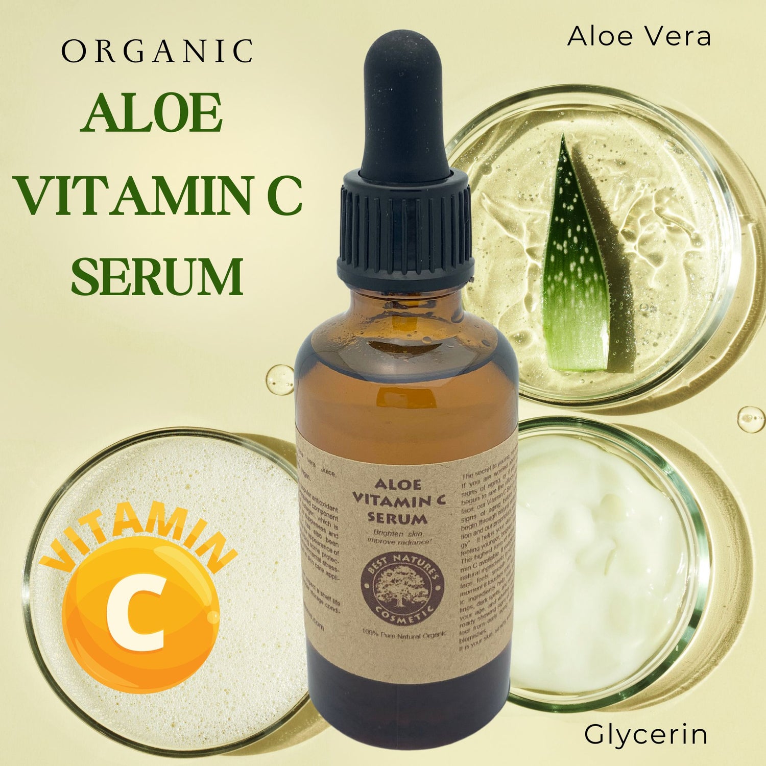 Alavijo vitamino C serumas