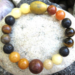 Aromatherapy Diffuser Bracelet with Lava Beads, Jade, Tiger's Eye, Obsidian and other stones - cheerful, pleasant, calm, humble...